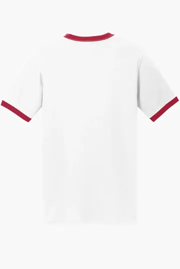 Port & Co Core Cotton Ringer Tee — view 19