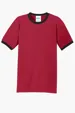 Port & Co Core Cotton Ringer Tee — view 7