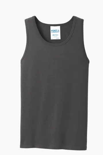 Port & Co Core Cotton Tank Top — view 4