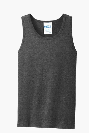 Port & Co Core Cotton Tank Top — view 5
