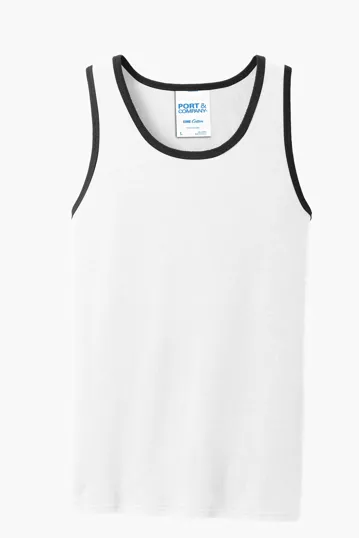 Port & Co Core Cotton Tank Top — view 16