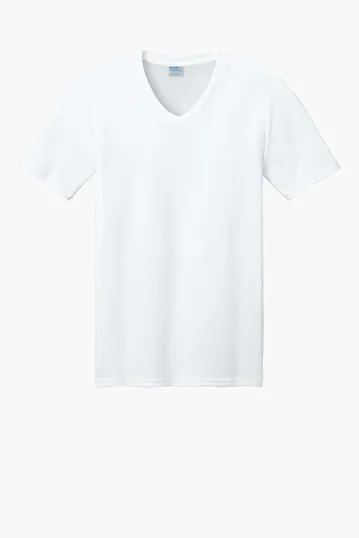 Port & Co Core Cotton V-Neck Tee — view 12