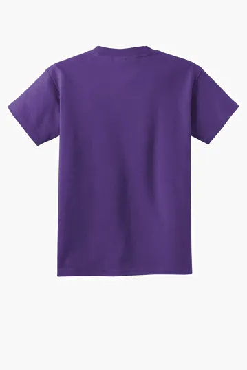Port & Co Youth Core Cotton Tee — view 10