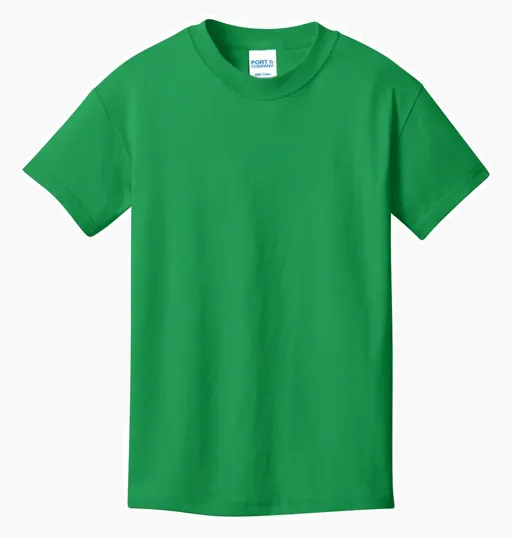 Port & Co Youth Core Cotton Tee — view 3
