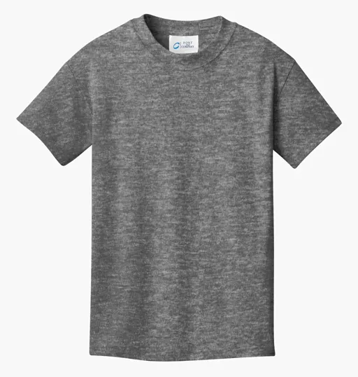 Port & Co Youth Core Cotton Tee — view 4