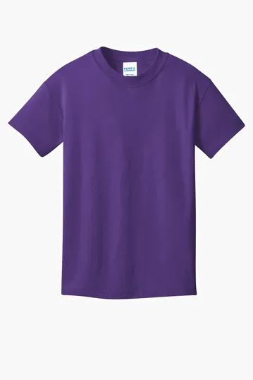 Port & Co Youth Core Cotton Tee — view 5