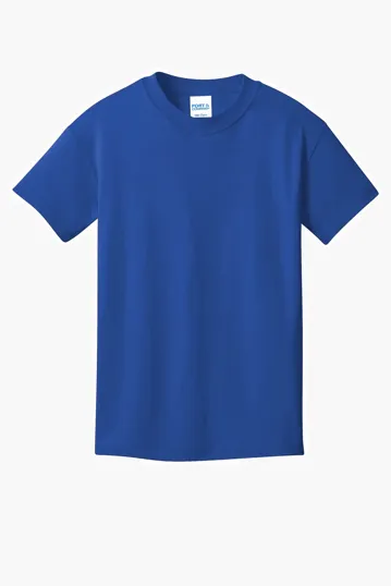 Port & Co Youth Core Cotton Tee — view 6