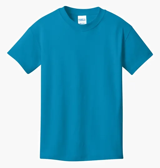 Port & Co Youth Core Cotton Tee — view 12