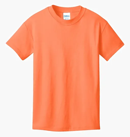 Port & Co Youth Core Cotton Tee — view 13