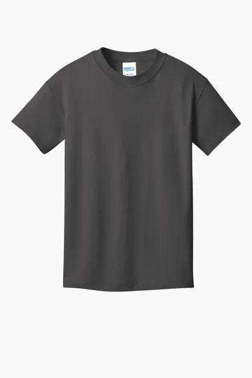 Port & Co Youth Core Cotton DTG Tee — view 3