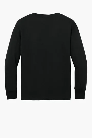 Port & Co Youth Long Sleeve Core Cotton Tee — view 18