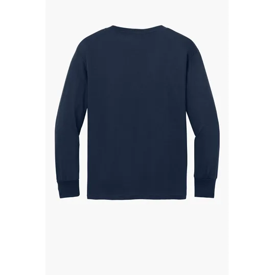 Port & Co Youth Long Sleeve Core Cotton Tee — view 28