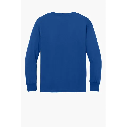 Port & Co Youth Long Sleeve Core Cotton Tee — view 29
