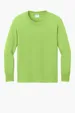 Port & Co Youth Long Sleeve Core Cotton Tee — view 6