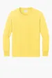 Port & Co Youth Long Sleeve Core Cotton Tee — view 14