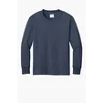 Port & Co Youth Long Sleeve Core Cotton Tee — view 31