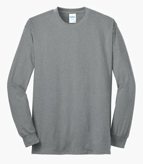 Port & Co Long Sleeve Core Blend Tee — view 4