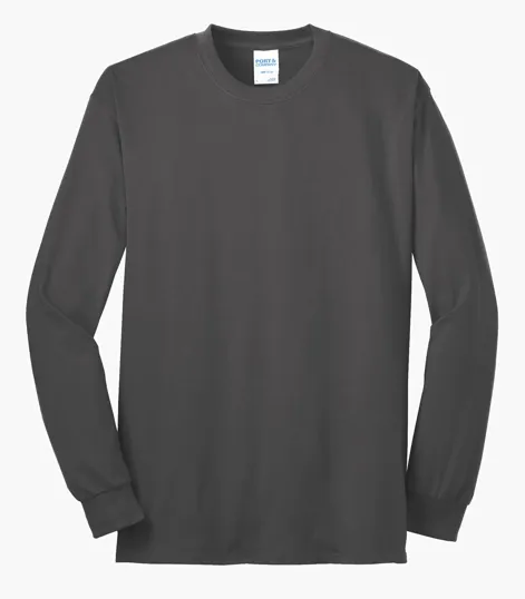 Port & Co Long Sleeve Core Blend Tee — view 6