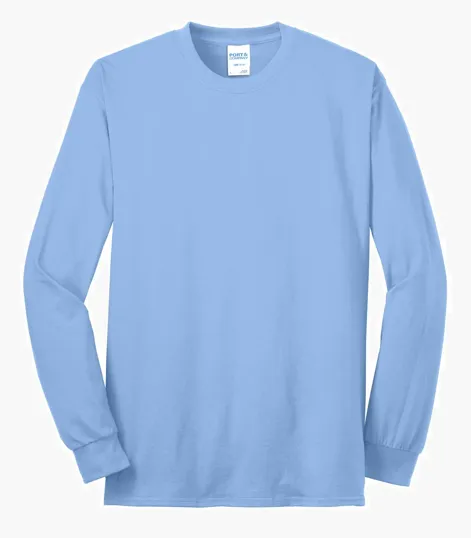 Port & Co Long Sleeve Core Blend Tee — view 11