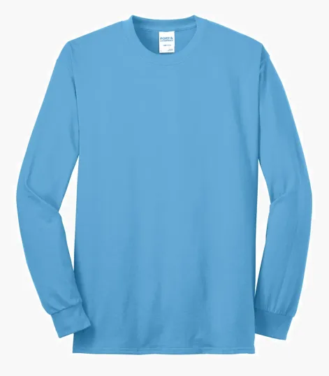 Port & Co Tall Long Sleeve Core Blend Tee — view 2