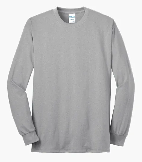 Port & Co Tall Long Sleeve Core Blend Tee — view 3