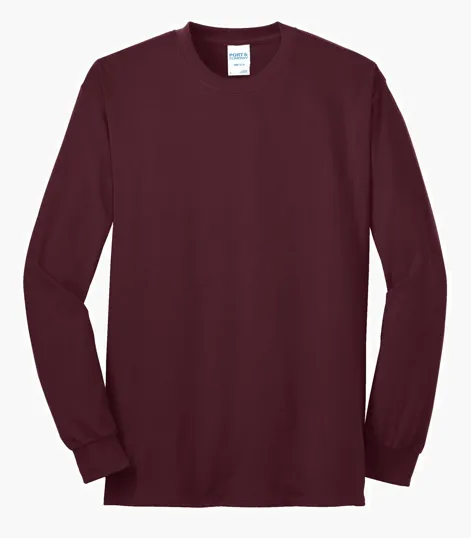Port & Co Tall Long Sleeve Core Blend Tee — view 4
