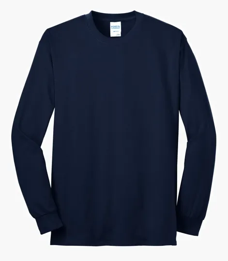 Port & Co Tall Long Sleeve Core Blend Tee — view 8