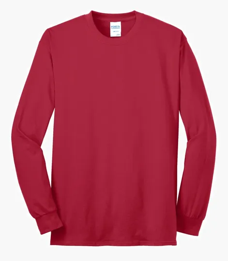 Port & Co Tall Long Sleeve Core Blend Tee — view 10