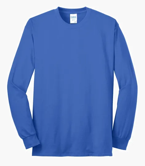 Port & Co Tall Long Sleeve Core Blend Tee — view 11