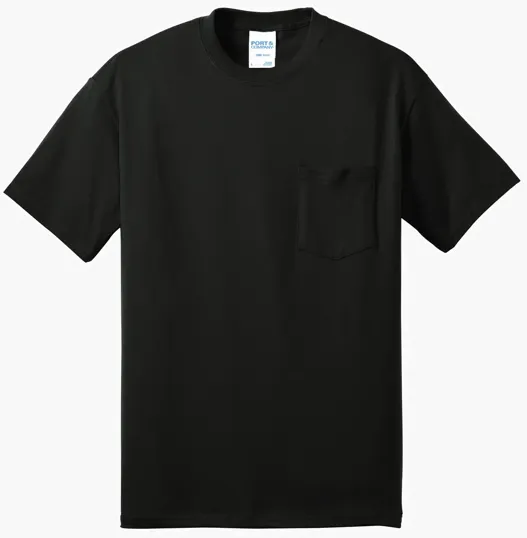 Port & Co Core Blend Pocket Tee — view 9