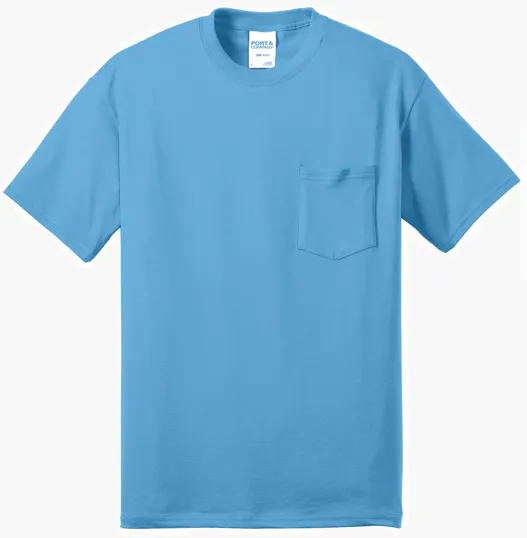 Port & Co Tall Core Blend Pocket Tee — view 2