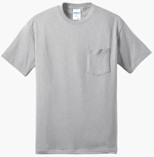 Port & Co Tall Core Blend Pocket Tee — view 3