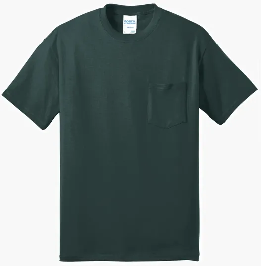 Port & Co Tall Core Blend Pocket Tee — view 7