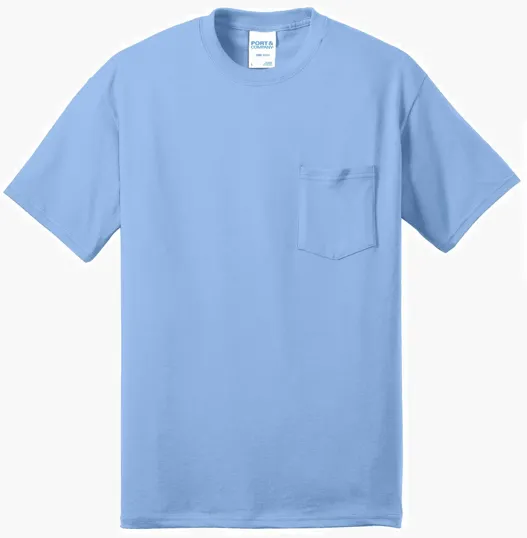 Port & Co Tall Core Blend Pocket Tee — view 9