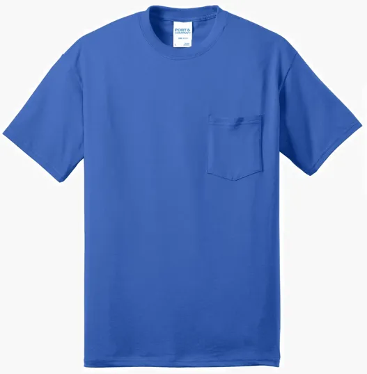 Port & Co Tall Core Blend Pocket Tee — view 15