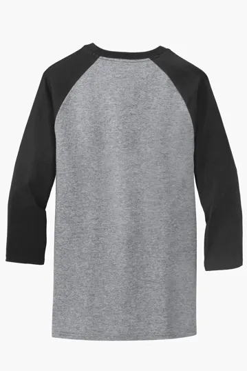 Port & Co Core Blend 3/4-Sleeve Raglan Tee — view 11