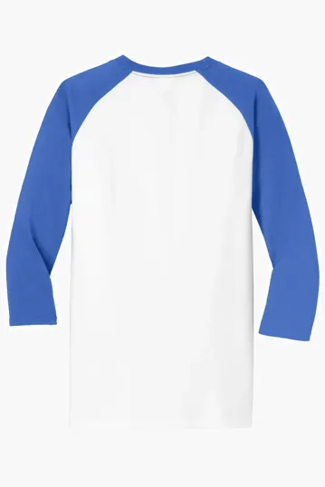 Port & Co Core Blend 3/4-Sleeve Raglan Tee — view 19