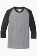 Port & Co Core Blend 3/4-Sleeve Raglan Tee — view 2