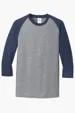 Port & Co Core Blend 3/4-Sleeve Raglan Tee — view 3