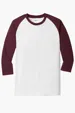 Port & Co Core Blend 3/4-Sleeve Raglan Tee — view 4