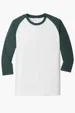Port & Co Core Blend 3/4-Sleeve Raglan Tee — view 5