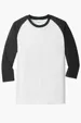 Port & Co Core Blend 3/4-Sleeve Raglan Tee — view 6