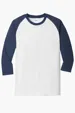Port & Co Core Blend 3/4-Sleeve Raglan Tee — view 7