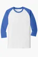 Port & Co Core Blend 3/4-Sleeve Raglan Tee — view 10