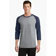 Port & Co Core Blend 3/4-Sleeve Raglan Tee
