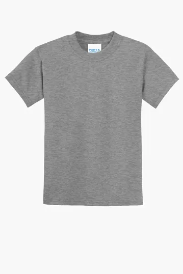 Port & Co Youth Core Blend Tee — view 4