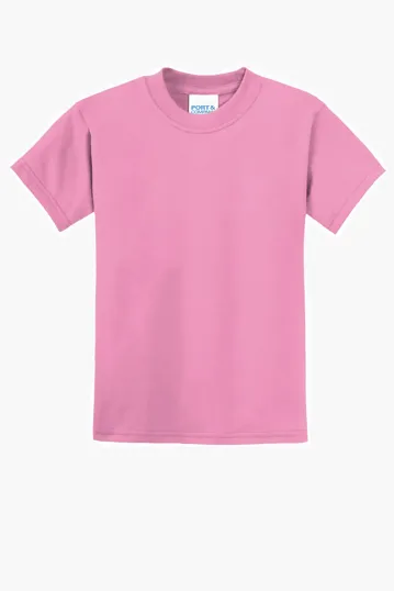 Port & Co Youth Core Blend Tee — view 6