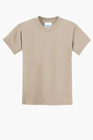 Port & Co Youth Core Blend Tee — view 10