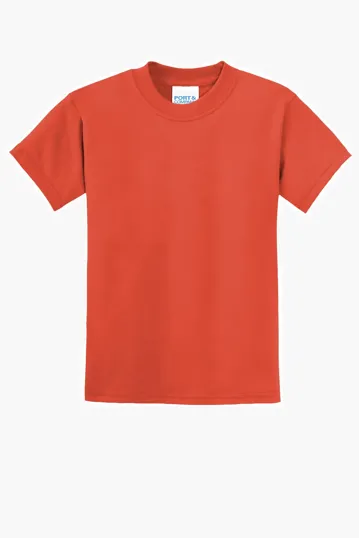 Port & Co Youth Core Blend Tee — view 17