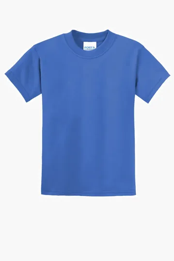 Port & Co Youth Core Blend Tee — view 20
